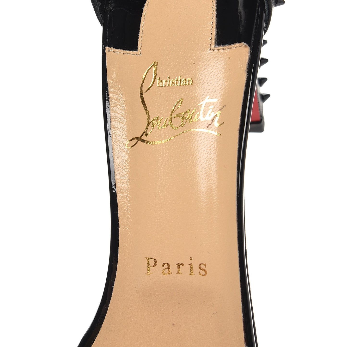 Patent Nappa Trezanita 70 Ankle Strap Sandals 39 Black