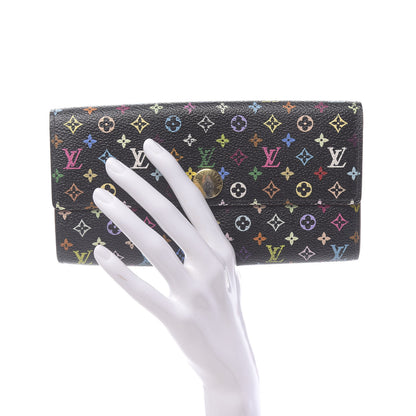 Louis Vuitton Monogram Multicolor Sarah Wallet Black Grenade 2 of 16