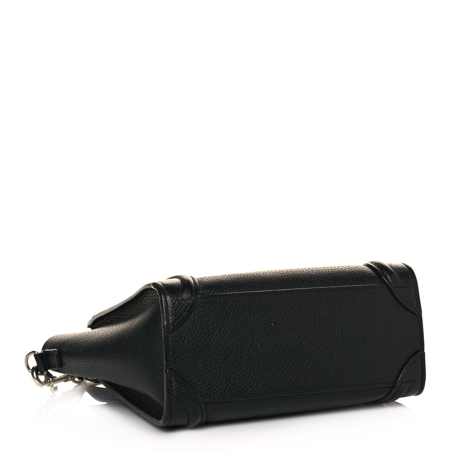 Celine Drummed Calfskin Nano Luggage Black 4 of 16