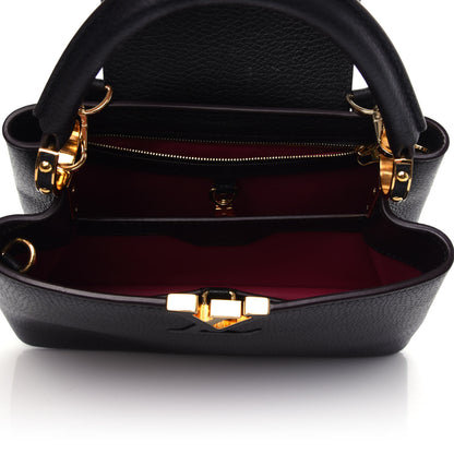 Louis Vuitton Taurillon Capucines BB Black 5 of 8