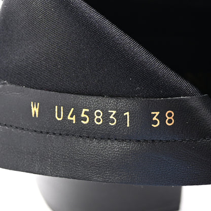 Chanel Stretch Lambskin Cap Toe CC Short Boots 38 Black 9 of 9