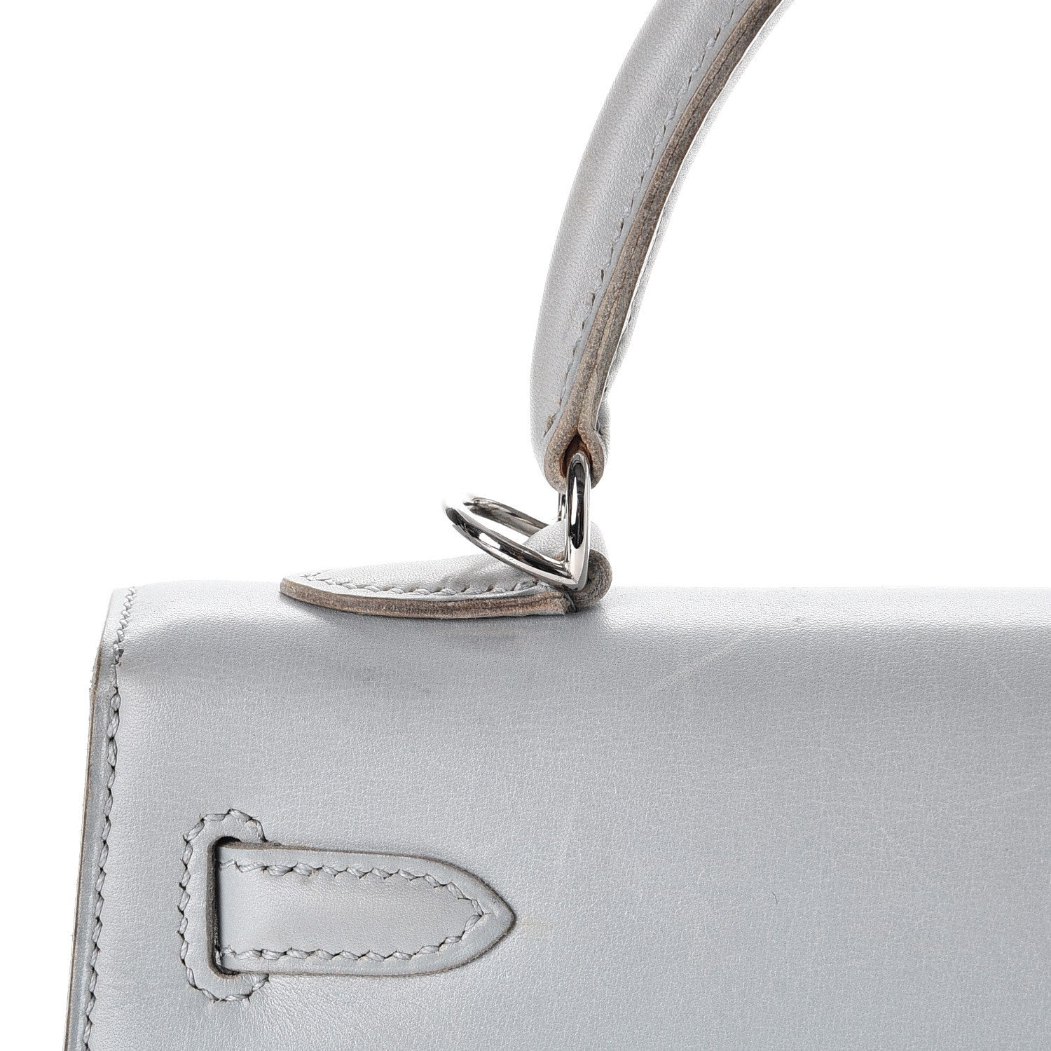 Hermes Box Nepal Kelly Sellier 25 Bleu Arctic 37 of 44