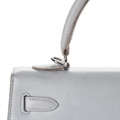 Hermes Box Nepal Kelly Sellier 25 Bleu Arctic 37 of 44