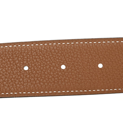 Hermes Box Togo 38mm Constance H Belt 90 36 Black Gold 4 of 6