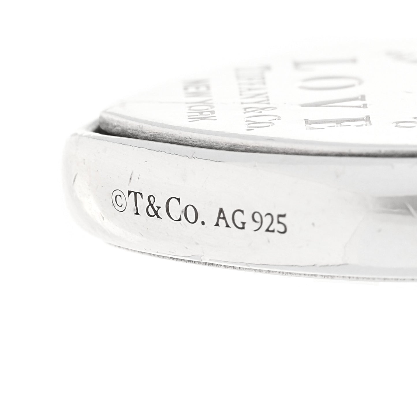 Sterling Silver Return To Tiffany Love Heart Lock Pendant Necklace