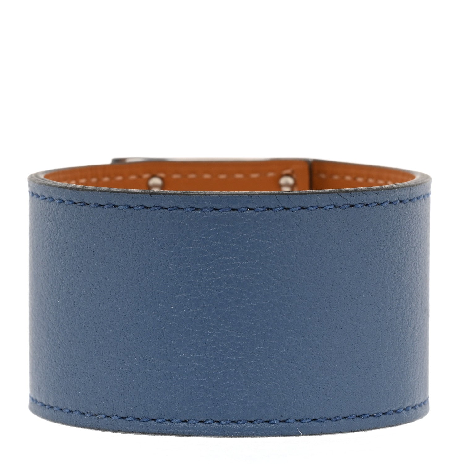 Hermes Swift Kelly Dog Bracelet Bleu Agate 3 of 5