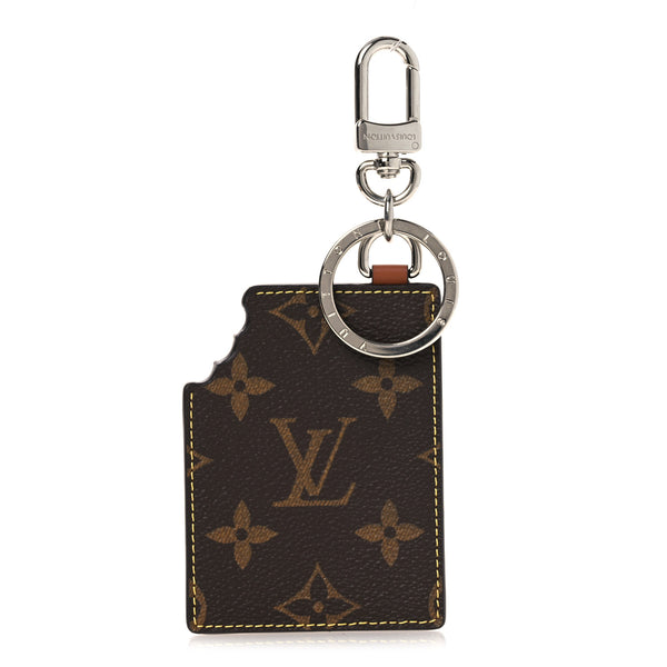 Louis Vuitton Monogram LV Chocolate Bar Bag Charm Key Holder