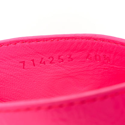 Balenciaga Agneau Arena Cagole 70mm Mules 40.5 Fluo Pink 8 of 10