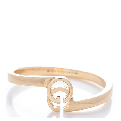 Gucci 18K Yellow Gold Running G Ring 55 7.25 1 of 5