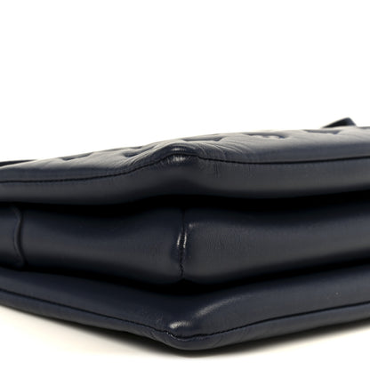 Louis Vuitton Lambskin Embossed Monogram Coussin PM Navy 10 of 11