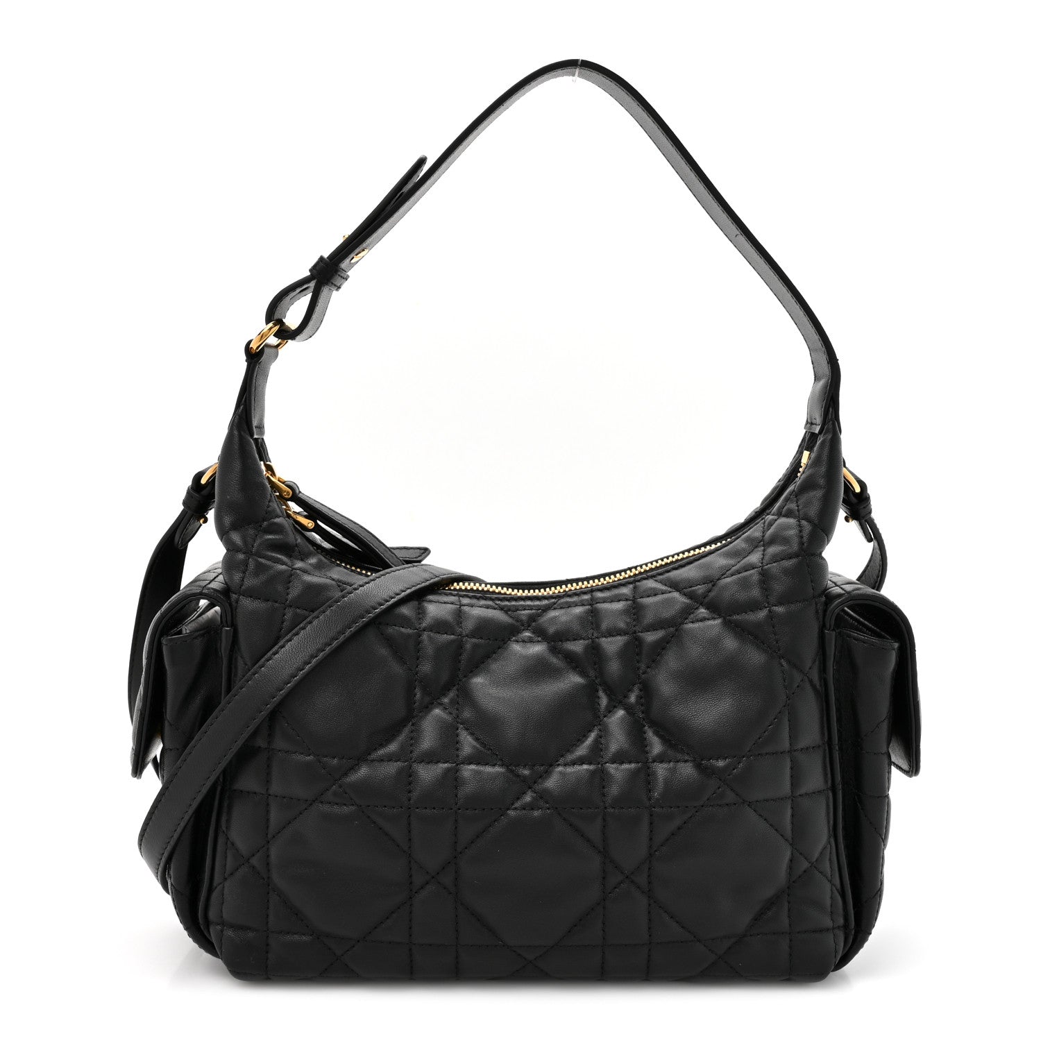 Christian Dior Lambskin Macrocannage Medium D-Dream Bag Black 1 of 10
