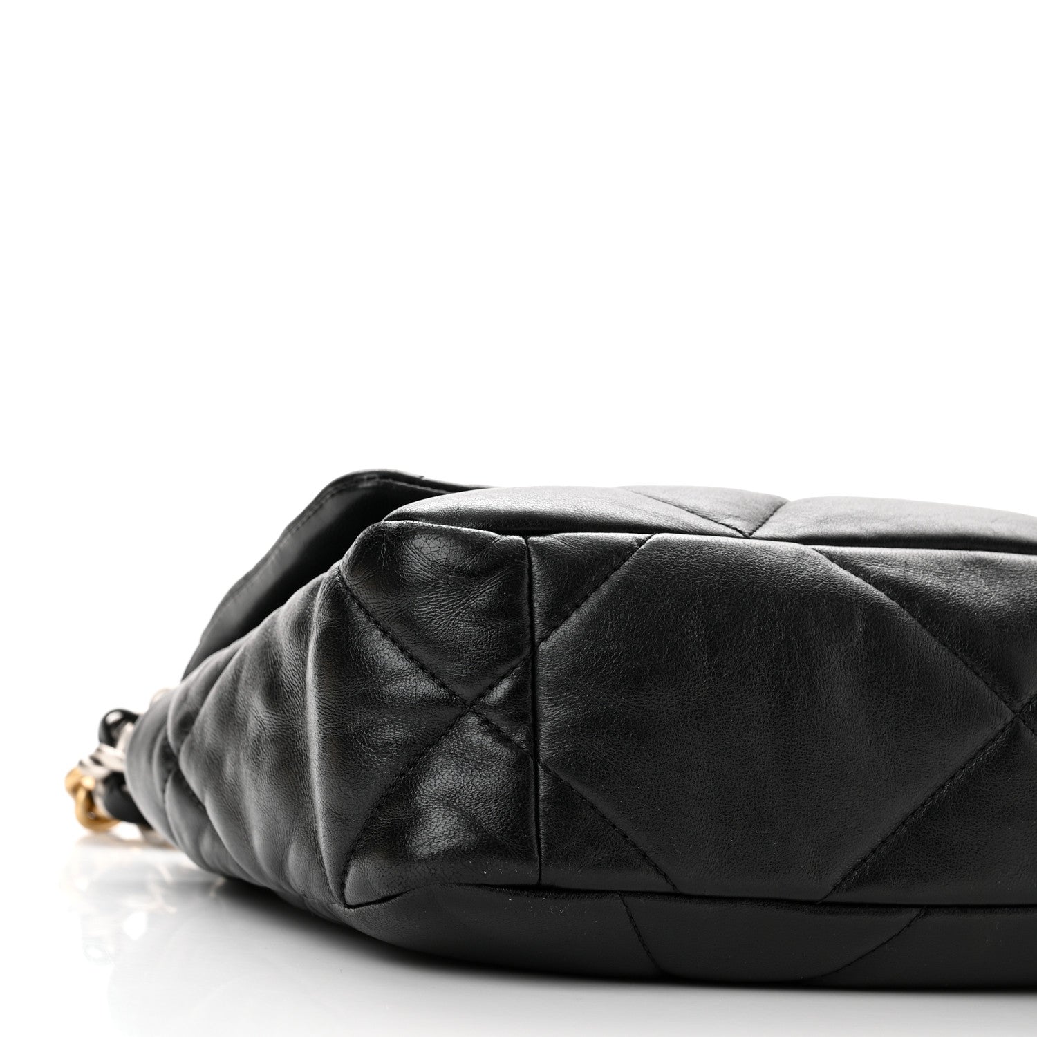 Chanel Lambskin Quilted Medium Chanel 19 Flap Black 9 of 11