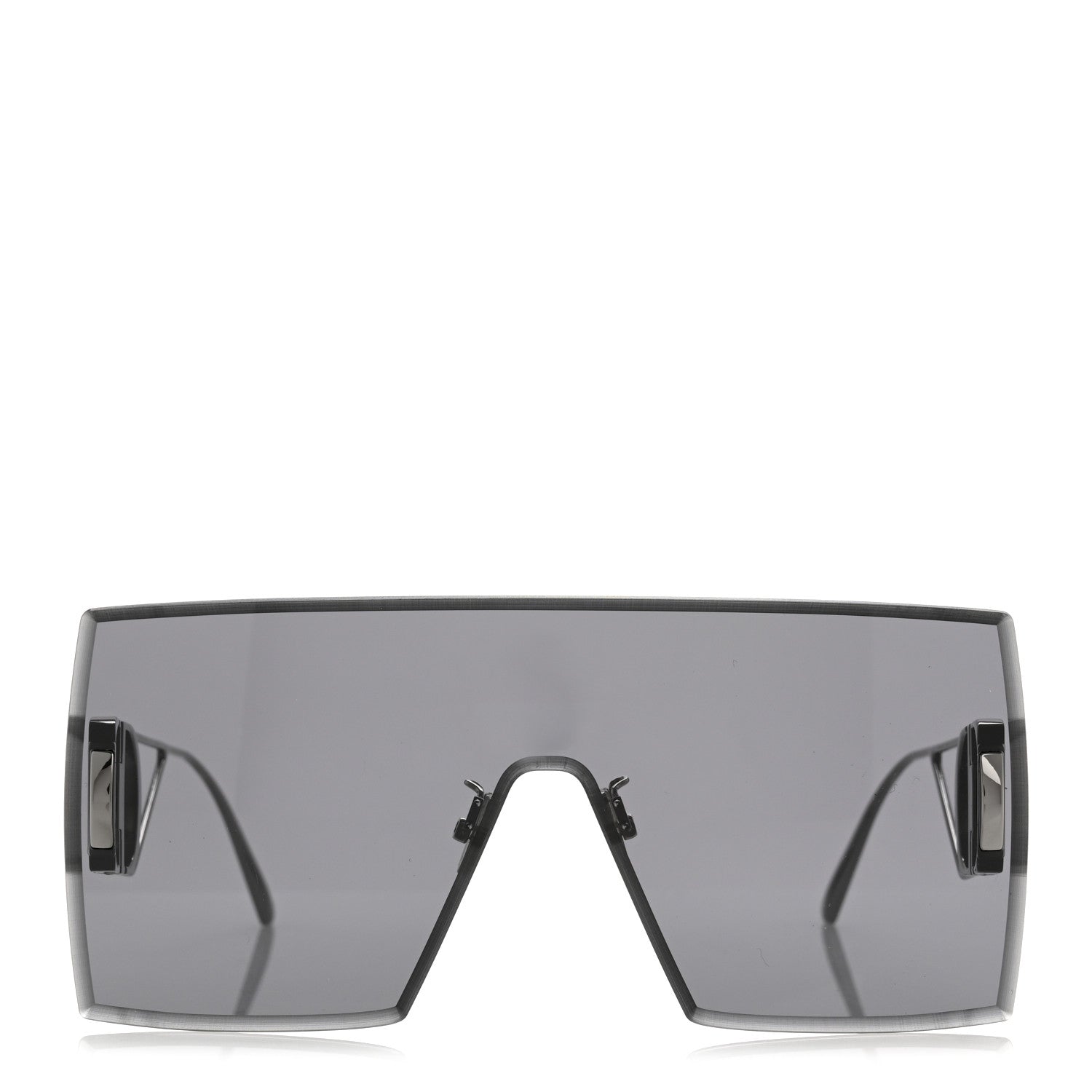 Christian Dior Metal Square 30 Montaigne Sunglasses  Shiny Gunmetal Smoke 2 of 8