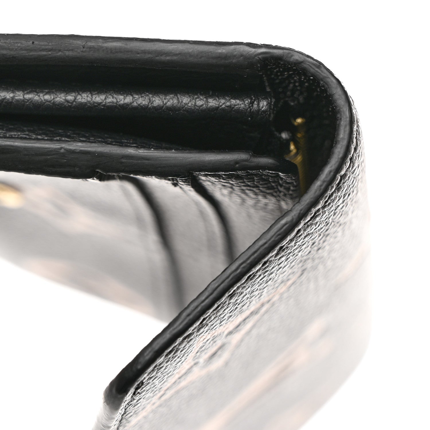 Louis Vuitton LOUIS VUITTON Monogram Empreinte Giant Sarah Wallet Black Beige 7 of 7