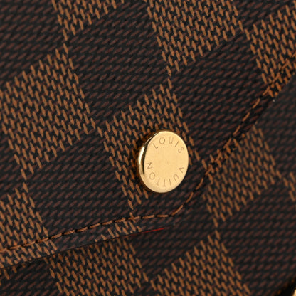 Louis Vuitton Damier Ebene Pochette Felicie Chain Wallet 12 of 15