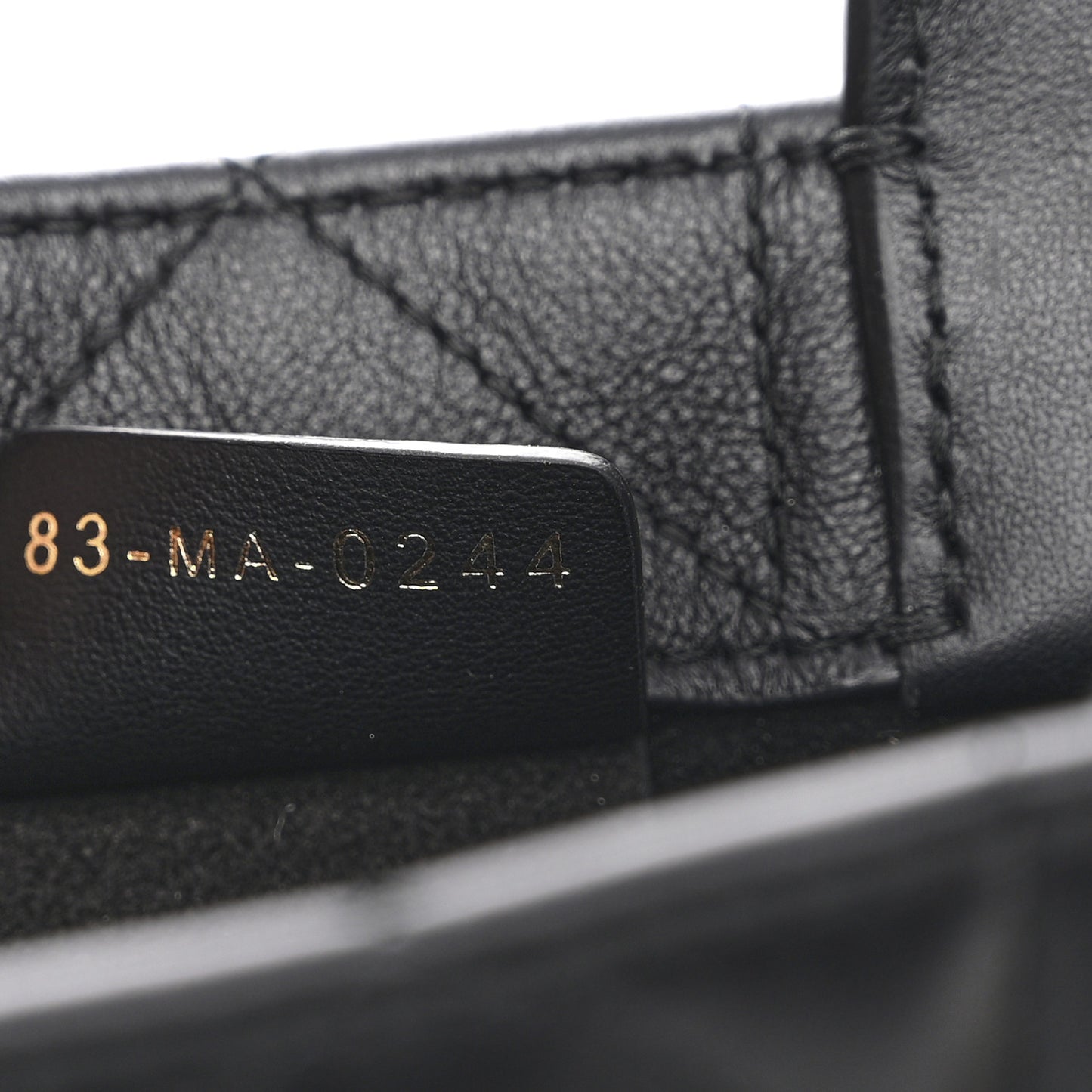 Calfksin Macrocannage Mini Book Tote Black