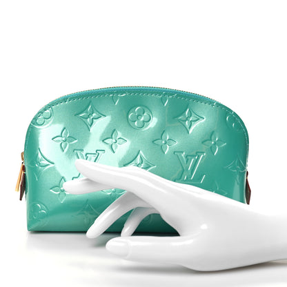 Louis Vuitton Vernis Cosmetic Pouch Blue Lagon 2 of 7