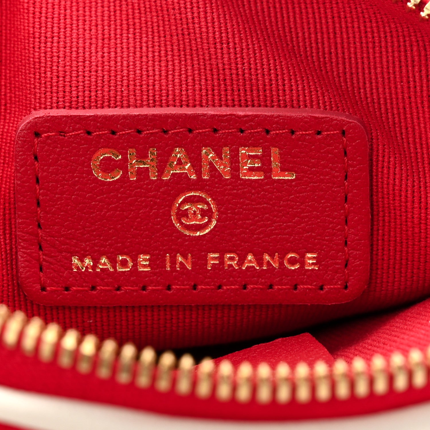 Chanel Canvas Calfskin Tennis Racket Mini Bag Red White 7 of 12