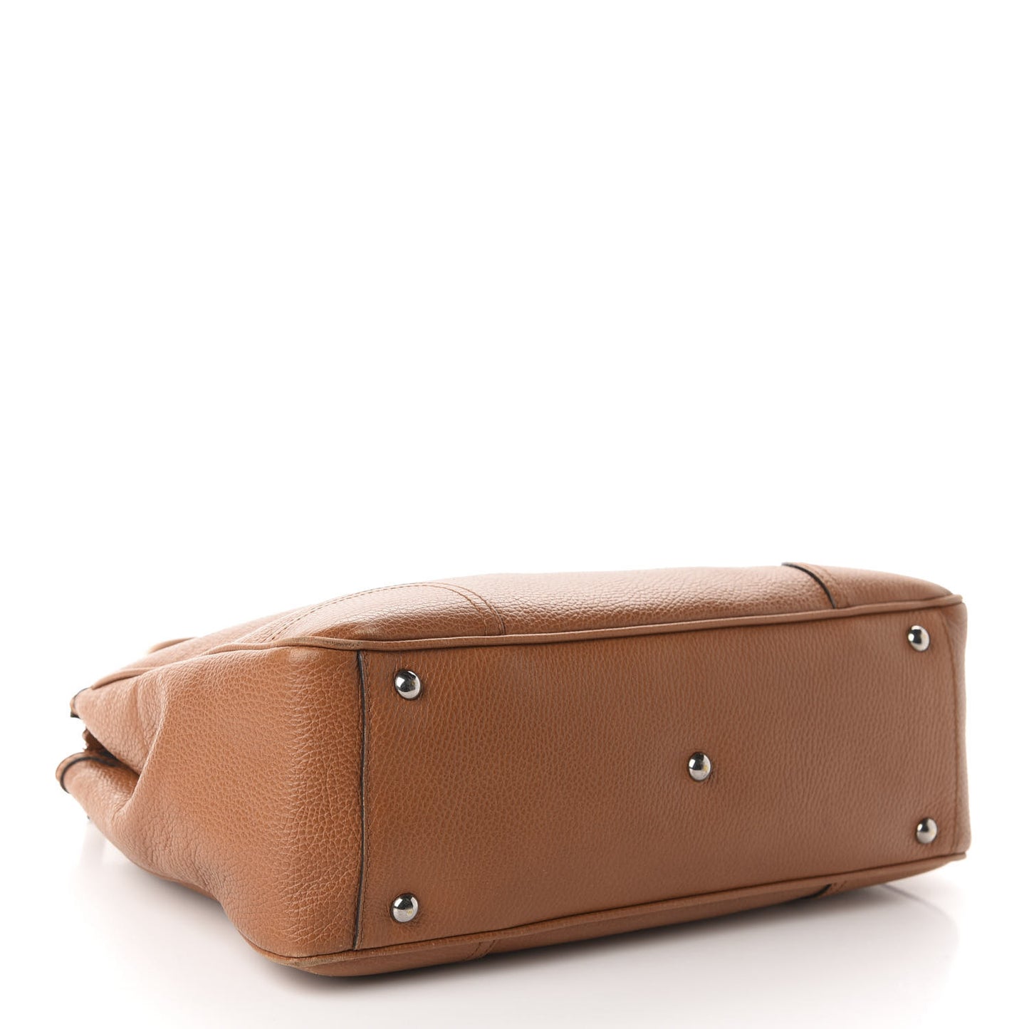 Calfskin Medium Princy Tote Cognac