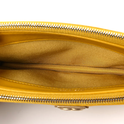 Chanel Calfskin Quilted Small Boy Clutch With Chain Yellow 4 of 7