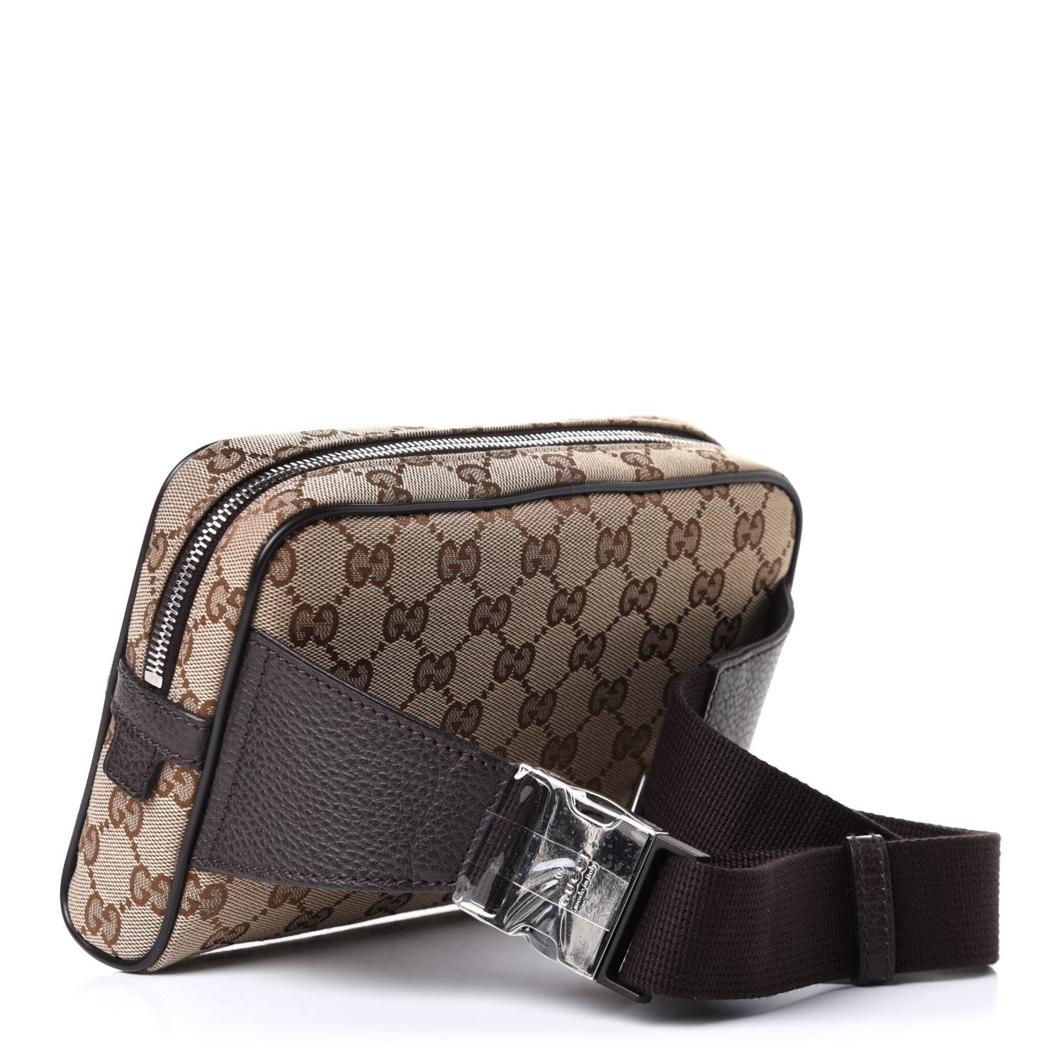 Gucci Monogram Belt Bag Dark Brown 3 of 5