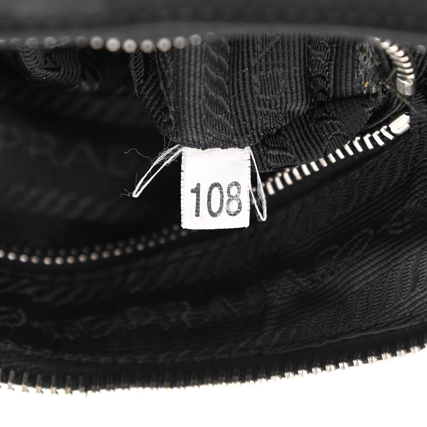 Prada Tessuto Sirio Pochette Black 7 of 10