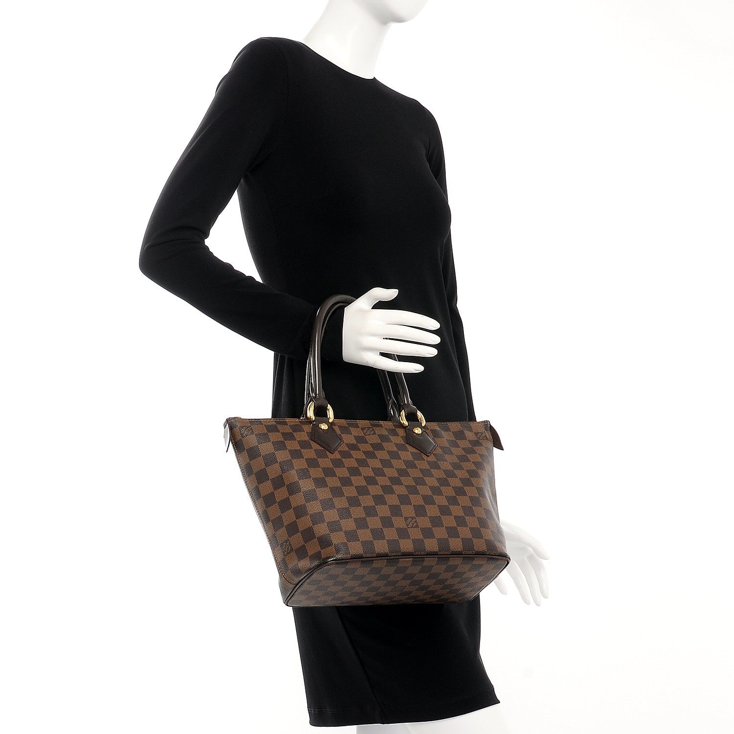 Louis Vuitton Damier Ebene Saleya PM 2 of 14