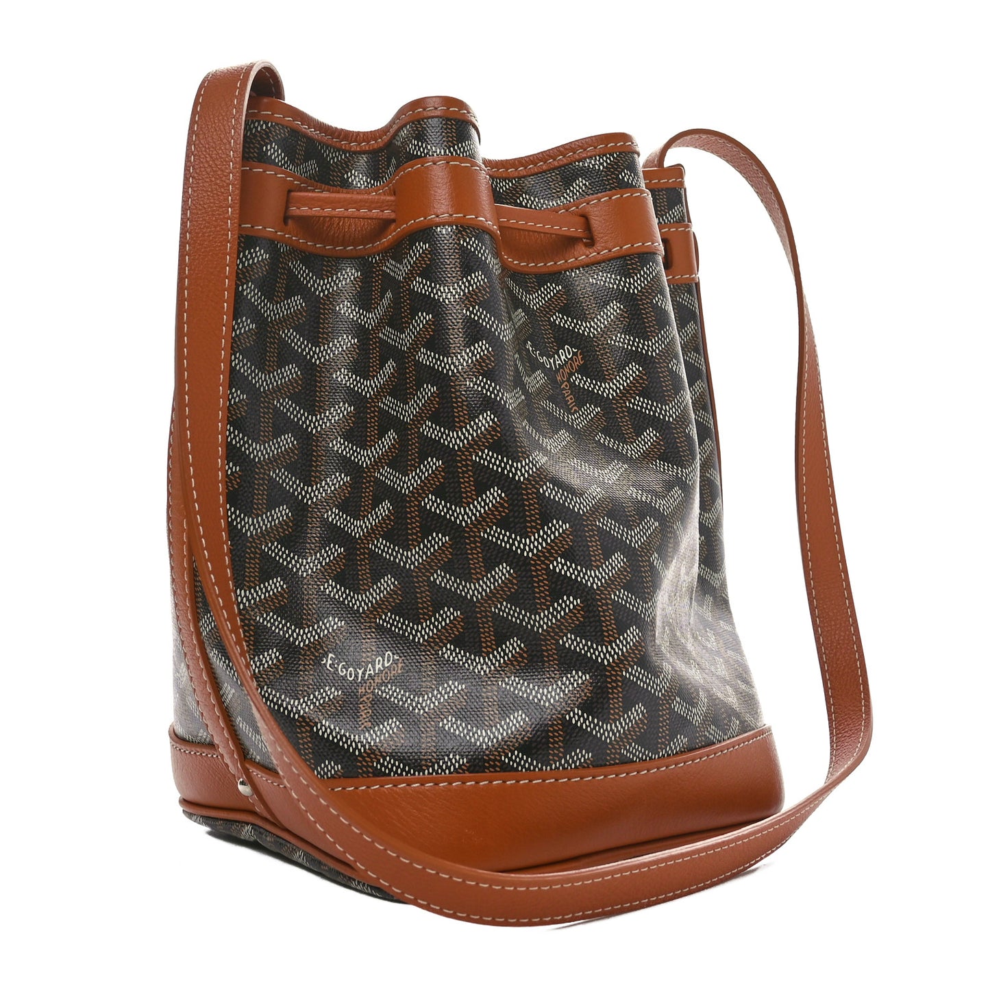 Goyardine Petit Flot Bucket Bag PM Black Gold