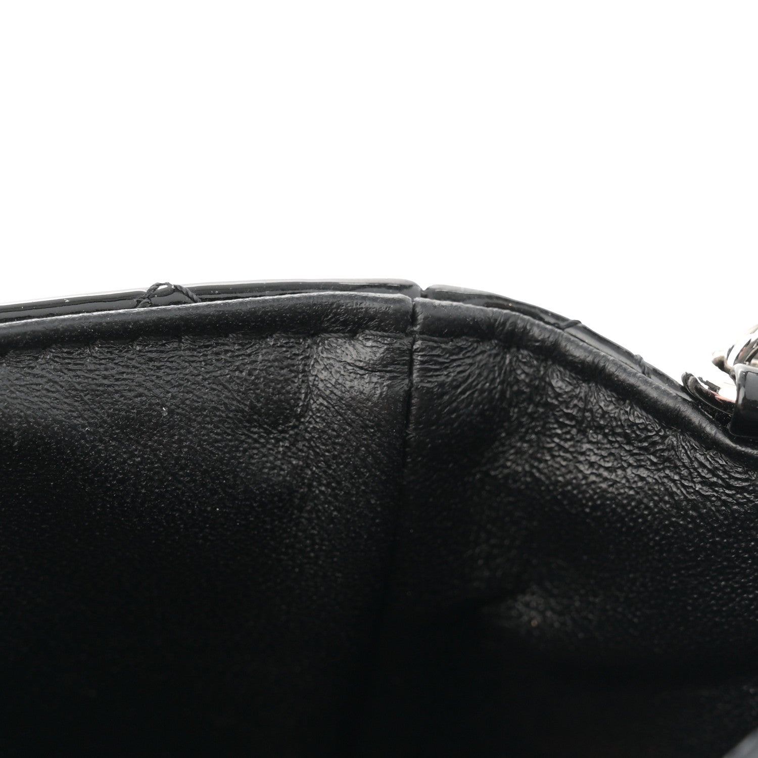 Chanel Patent Calfskin Quilted Mini Rectangular Flap Black 12 of 14
