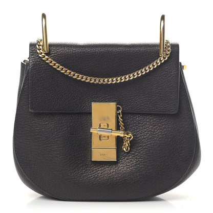 Chloe Grained Lambskin Mini Drew Shoulder Bag Black 1 of 5