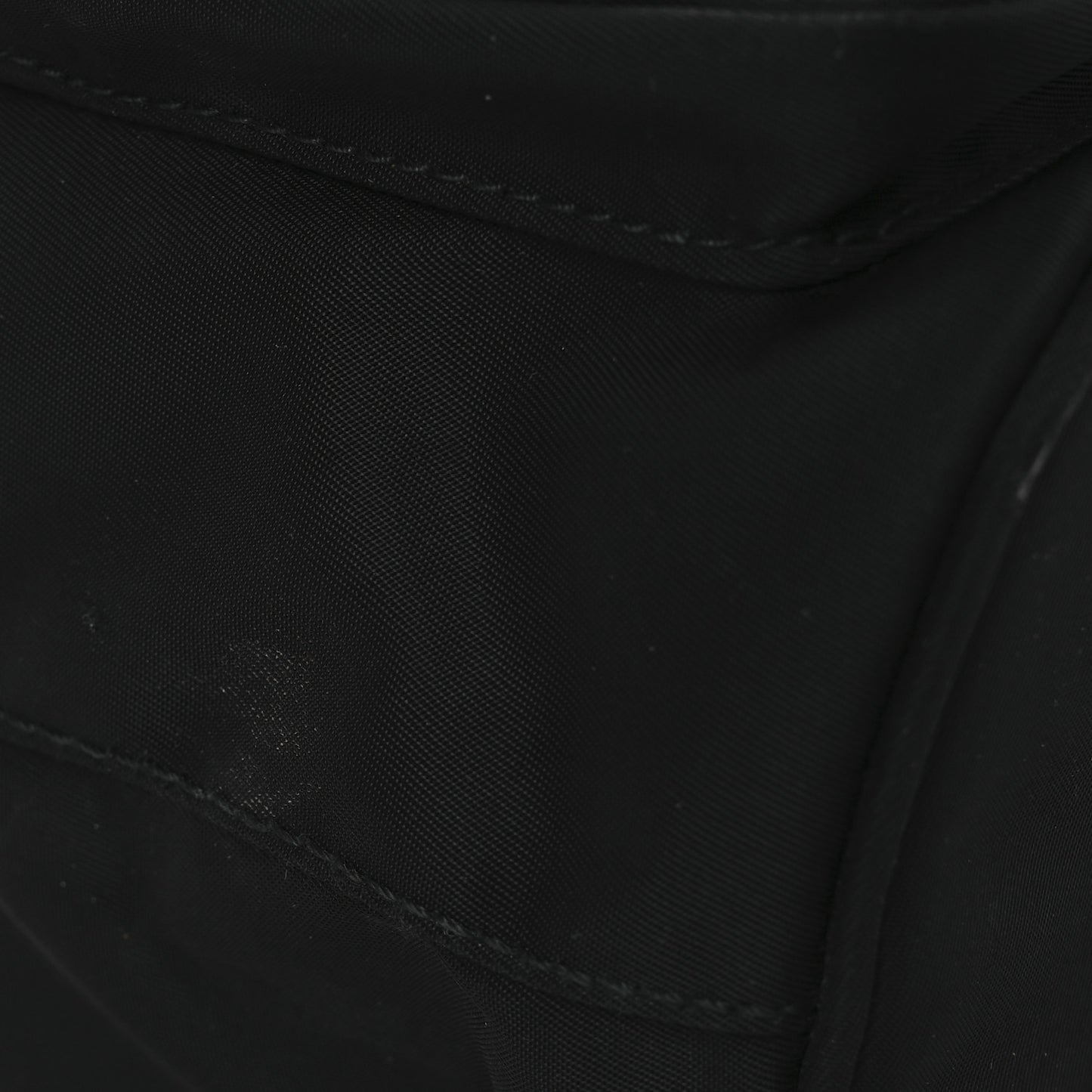 Saffiano Tessuto Nylon Mini Bucket Crossbody Bag Black