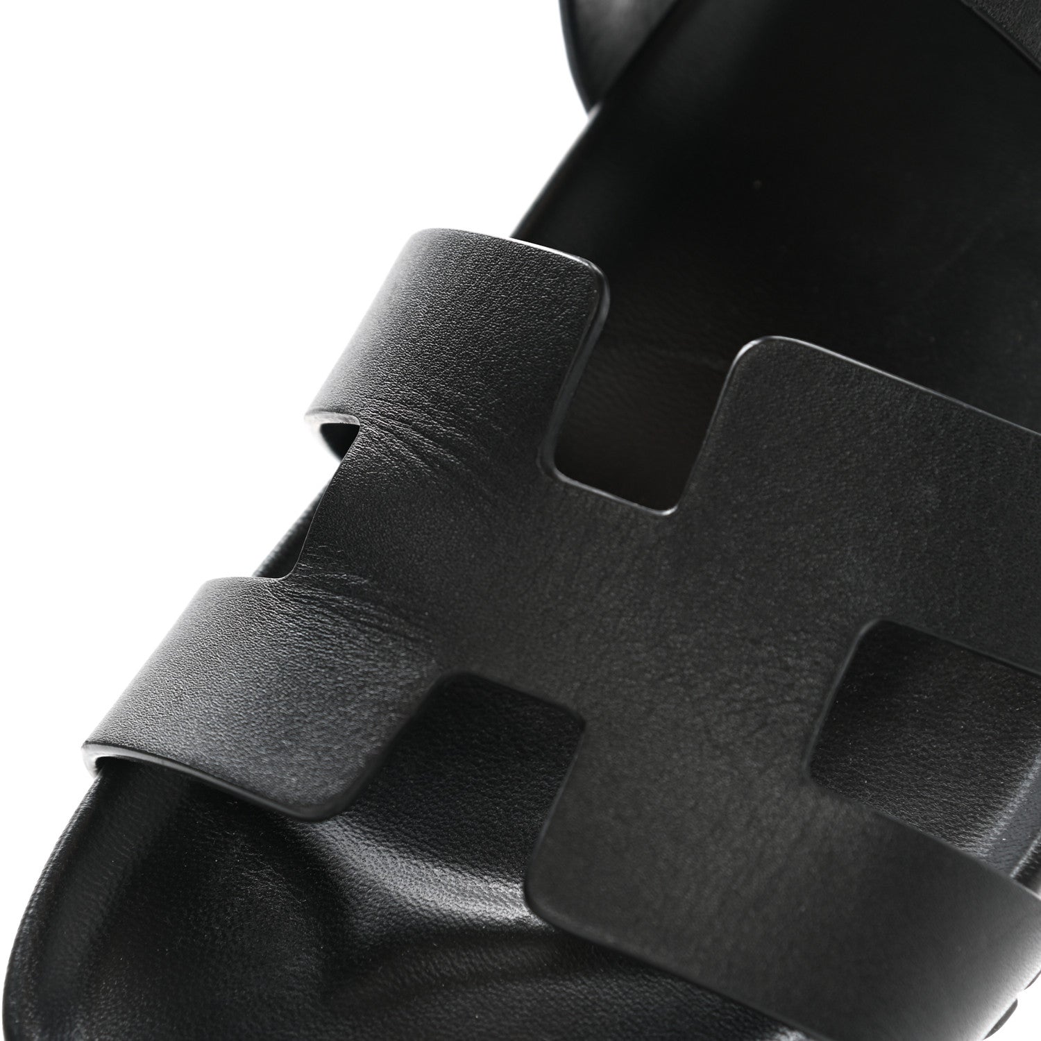 Hermes Calfskin Womens Takara Sandals 41 Black 9 of 11
