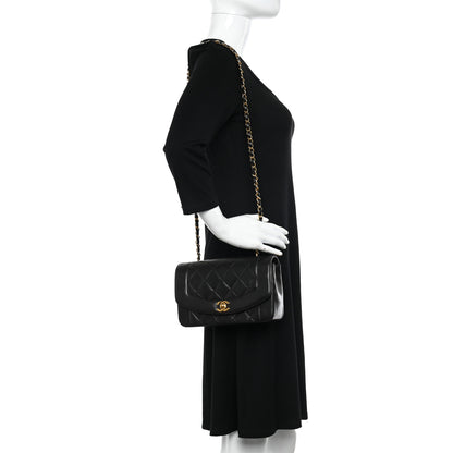 Chanel Lambskin Quilted Small Single Flap Black 2 of 17