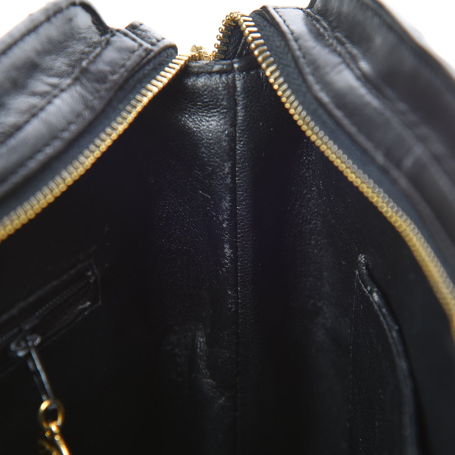 Chanel Lambskin Quilted Shoulder Bag Black 11 of 11