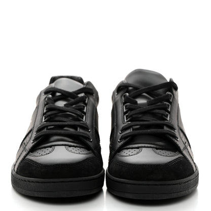 Christian Dior CHRISTIAN DIOR Calfskin Suede Logo Sneakers 39 Black 2 of 9