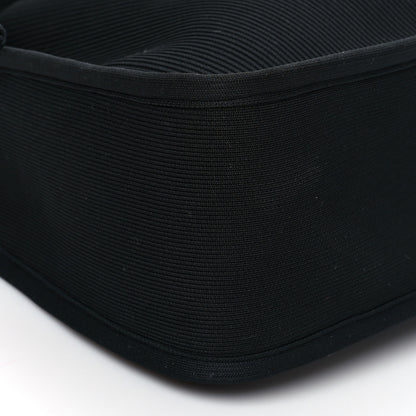 Alexander Wang Ribbed Knit Large Ryan Bag Black 6 of 7