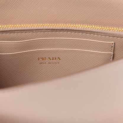 Prada Saffiano Metal Mini Crossbody Bag Cipria 6 of 10