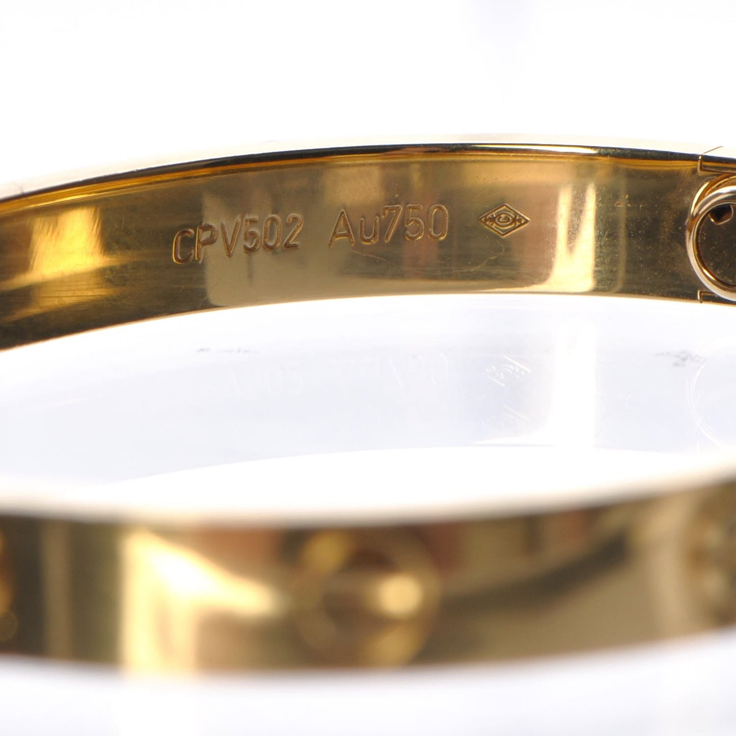 18K Yellow Gold LOVE Bracelet 16