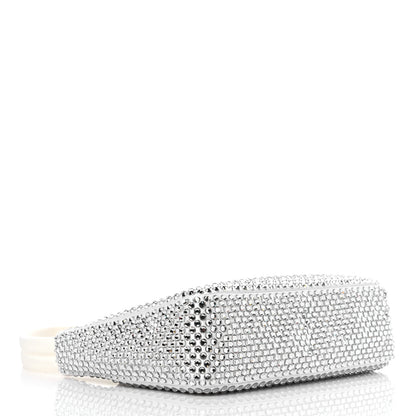 Prada Satin Crystal Mini Re-Edition 2000 Bag White 4 of 8