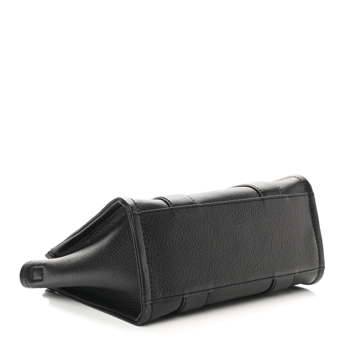 Grained Calfskin Small The Tote Bag Black