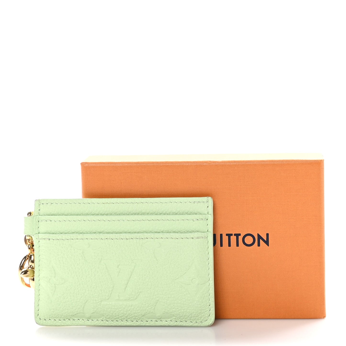 Empreinte Monogram LV Charms Card Holder Spring Green
