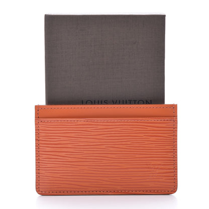 Louis Vuitton Epi Card Holder Piment 8 of 8