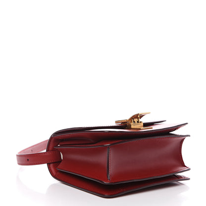 Celine Smooth Calfskin Small Classic Box Flap Bag Red 3 of 9
