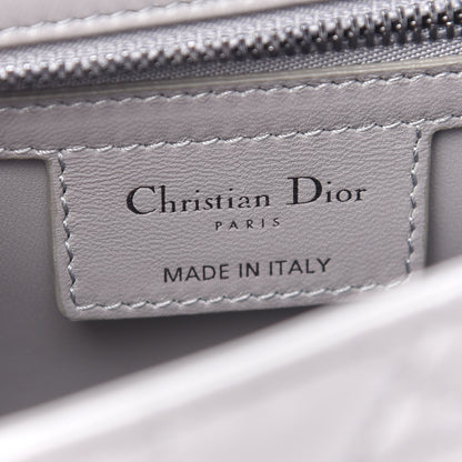 Christian Dior Lambskin Cannage Caro Bag Grey 6 of 9