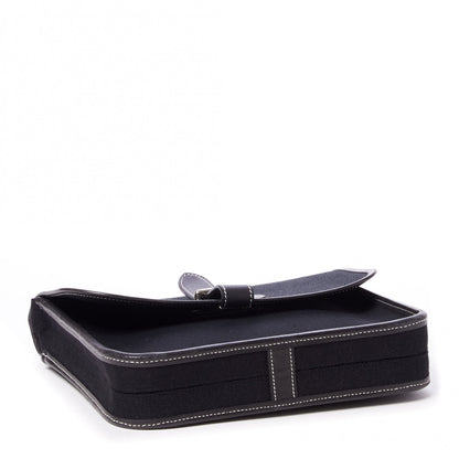 Hermes Toile Officier Mini Buenaventura Messenger Black 3 of 8