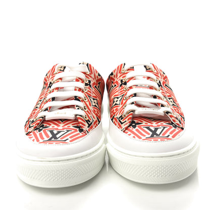 Louis Vuitton Nylon Monogram Crafty Open Back Sneaker 37.5 4 of 11