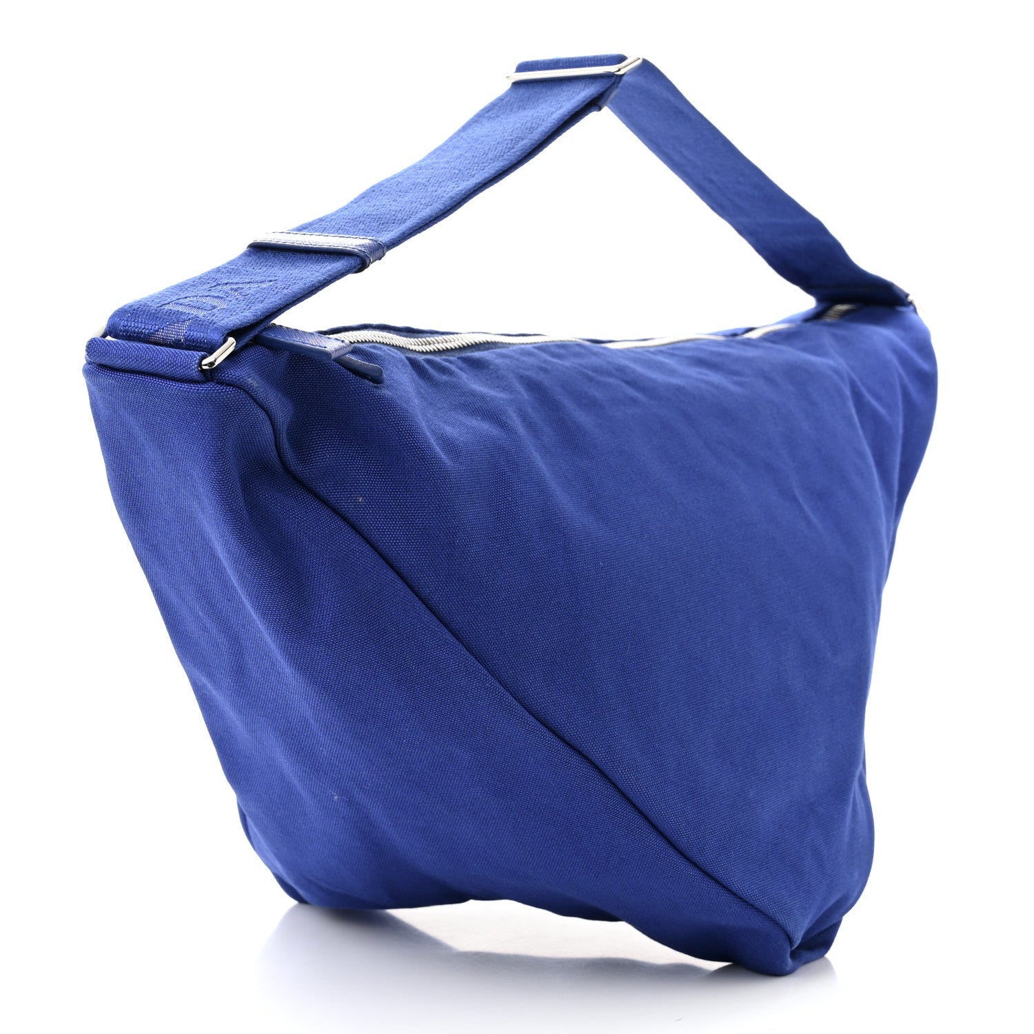 Prada Canapa Triangle Bag Cobalto 3 of 13