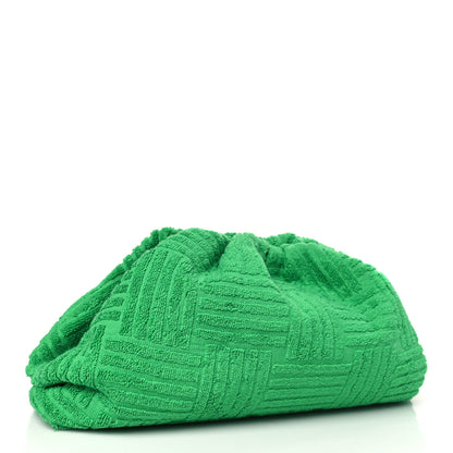 Bottega Veneta Sponge Fabric The Pouch Clutch Grass 3 of 9