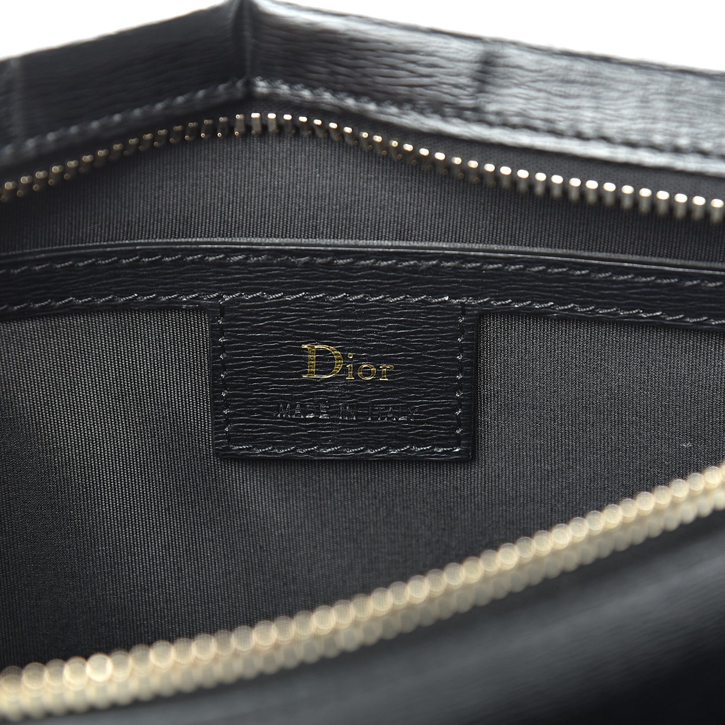 Calfskin Bee Pouch Black