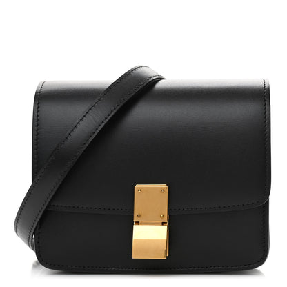 Celine Box Calfskin Small Classic Box Flap Bag Black 1 of 10